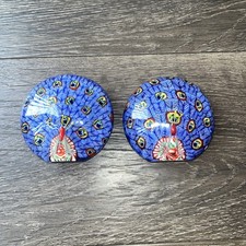 Peacock Style Paper Weights X2