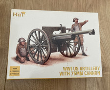 L282 Hat Model Kit 8158 - WWI US Artillery With 75MM Cannon - 1/72