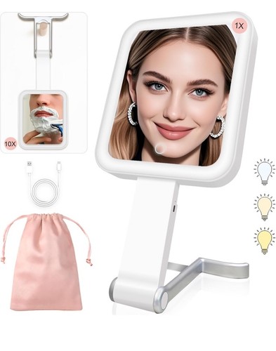 Double sided 10x magnifying - sided, 10x/1x