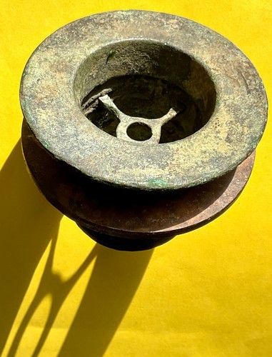Antique brass bath drain - antique, drain/