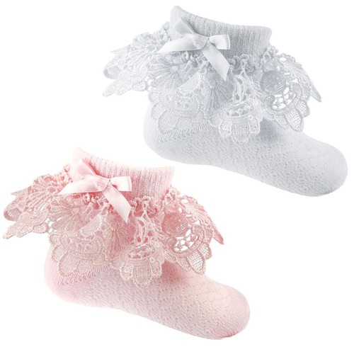Baby girl frilly socks ankle - frilly,