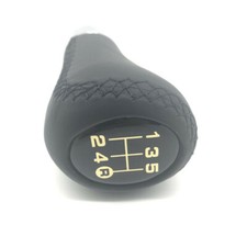Vehicle Accessories Gear Shift Stick Knob 5 Speed PU Leather Manual Shifter Car