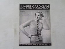 1940's Vintage Knitting