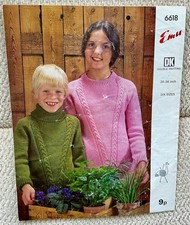 EMU KNITTING PATTERN 6618 FOR