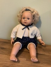 Silver cross talking baby doll - silver,
