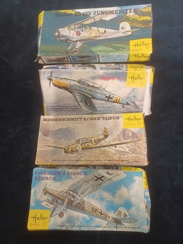 Vintage heller plastic - 4x,