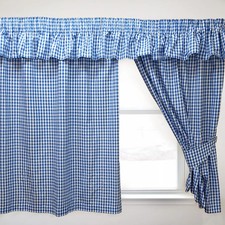Gingham Check Bluebell