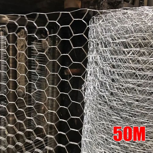 50m wire galvanised metal mesh - 50m,