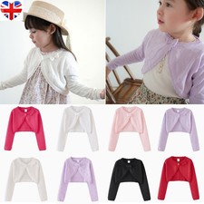 Girls Long Sleeve Knit Bolero