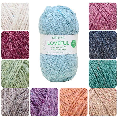 Sirdar loveful 100 - 100%, recycled