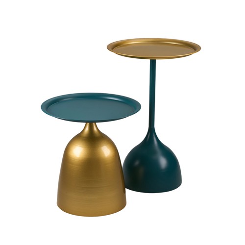 Side table round - round, raised