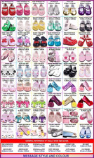 £7 pair fit 43cm 18" doll shoes 180 styles. Our Generation girl boy Baby Born AG