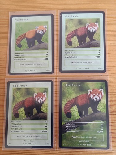 Life tcg red panda 34 - panda, #34