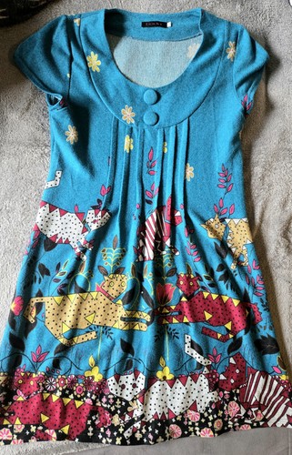 Tenki cat print tunic - tenki,