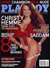 Playboy April 2005 WWE Christy