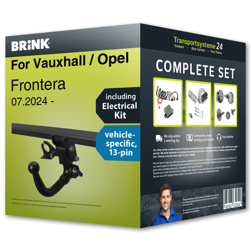 Towbar detachable for vauxhall - towbar,