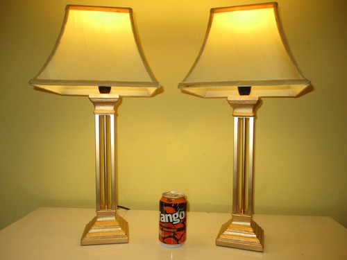 Pair vintage gilt steel - vintage,