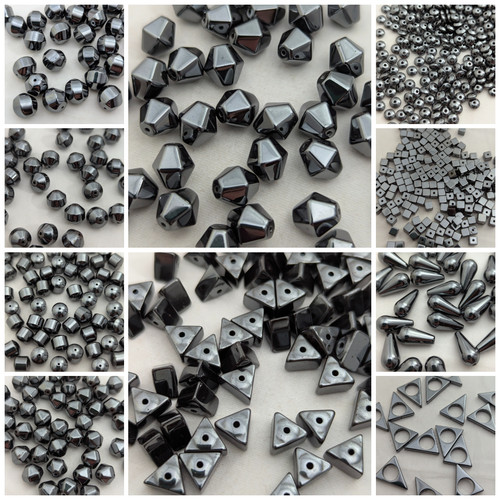 Hematite gemstone beads - hematite,