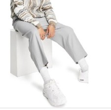 NWT Topman wide leg crop twill