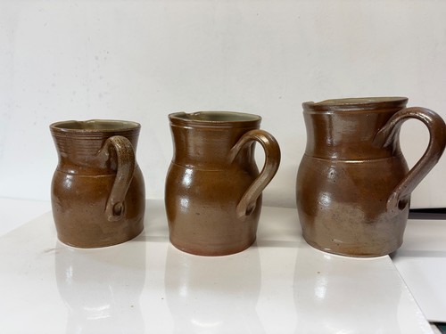 Beautiful salt glazed - jugs, set