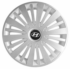 14" Wheel trims fit i10 Getz  4 x14  inches silver