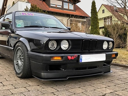 Black gloss front bumper - front,