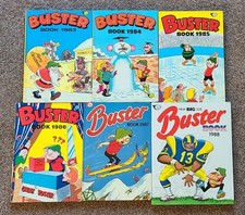 6x Buster Books 1983-1988