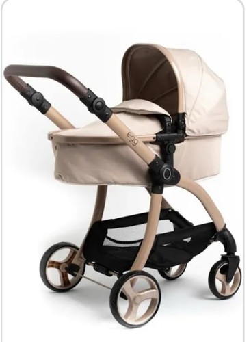 Egg feather dolls - pram, with
