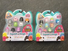 Squish-a-longs  16-2 x Pack - Series 3 - 1" Mini-Squish with 2 Accessories Ring,