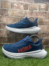 Hoka One One Carbon X 2 Woman’s Trainers Uk Size 6.5  Blue Running Shoes