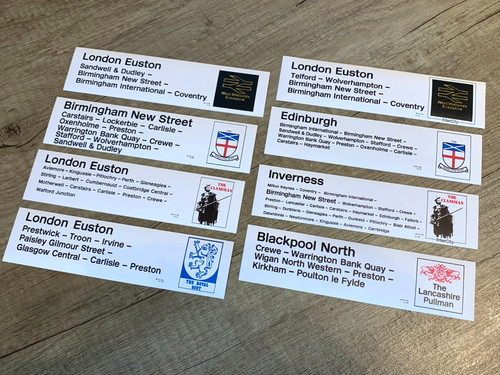 British rail carriage label - british,
