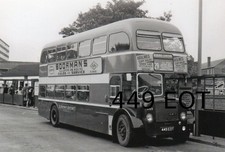 Aldershot & District 449 449 EOT Guildford Dennis Black & White B&W bus photo