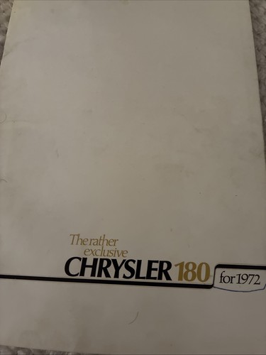 The chrysler 180 range - the,