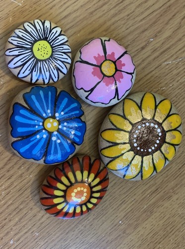 Hand painted rocks stones
