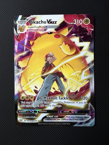 Pikachu vmax tg17 tg30 - pikachu,