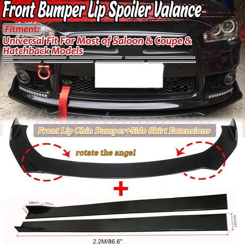 Car front bumper lip spoiler - lip,