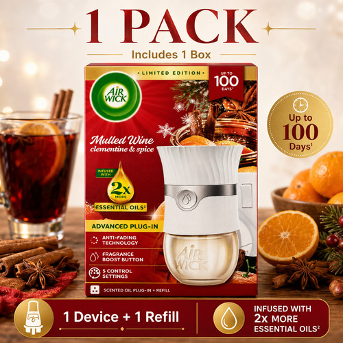 Air wick mulled wine plug - wine, plug-in