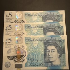 AJ49 - £5 Five Pound Polymer