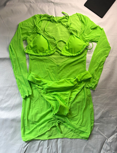 Shein green piece bikini - shein,