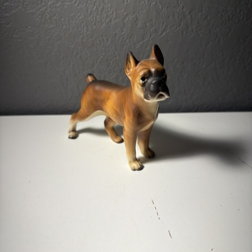 Vintage boxer dog figurine - vintage,
