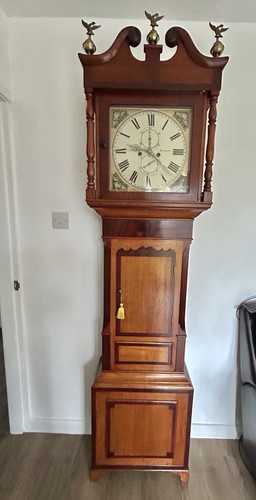 Antique longcase grandfather - antique,
