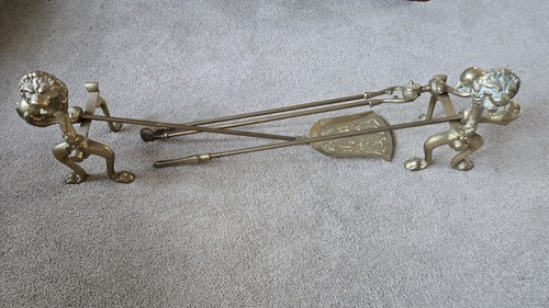 Large antique solid brass - antique,