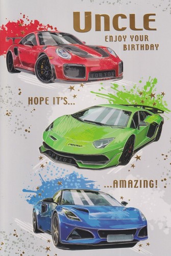 Uncle birthday greeting card - birthday,