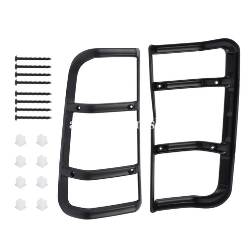 Black rear tail - lamp, guards
