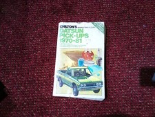 1970-81 CHILTONS DATSUN PICK UPS L16 L18 L20B Z22 SD22 REPAIR TUNE UP GUIDE