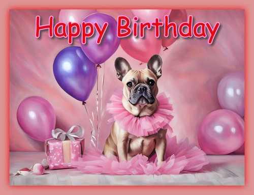 Happy birthday greeting - happy, card