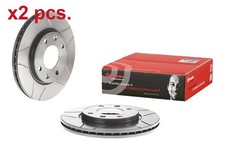 X2 PCS FRONT BRAKE DISC ROTORS