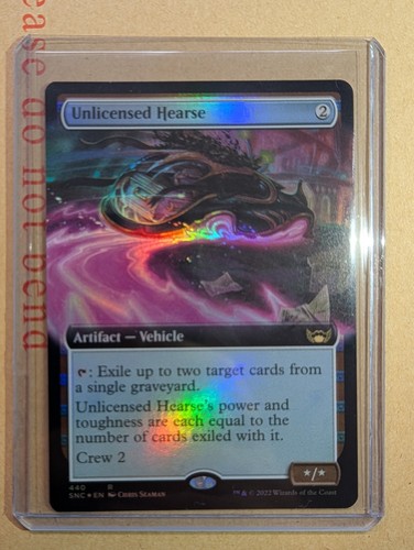 Unlicensed hearse foil - unlicensed,