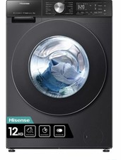 Hisense WF5S1245BB 12kg 1400rpm Freestanding Washing Machine - Black. 488