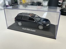 Pauls Model Art Minichamps 1/43 Audi Rs6 Avant Dark blue Rare dealer Model